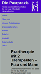 Mobile Screenshot of paarpraxis-rheinmain.de